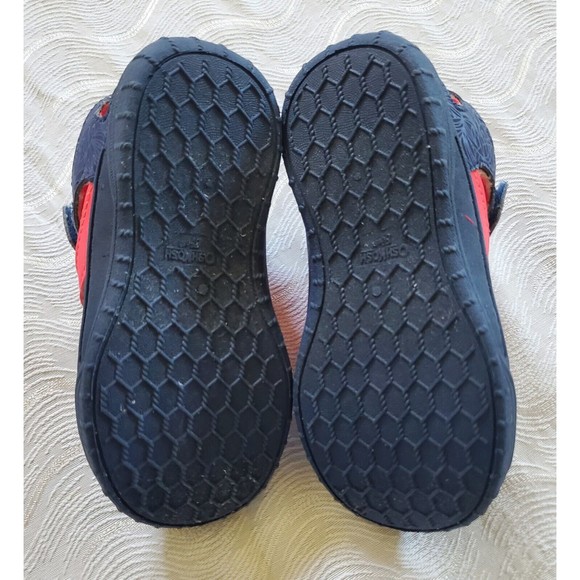 OshKosh B'Gosh Toddler Girls Size 12 Blue Pink Hook Loop Sport Sneakers Shoes - Picture 9 of 9